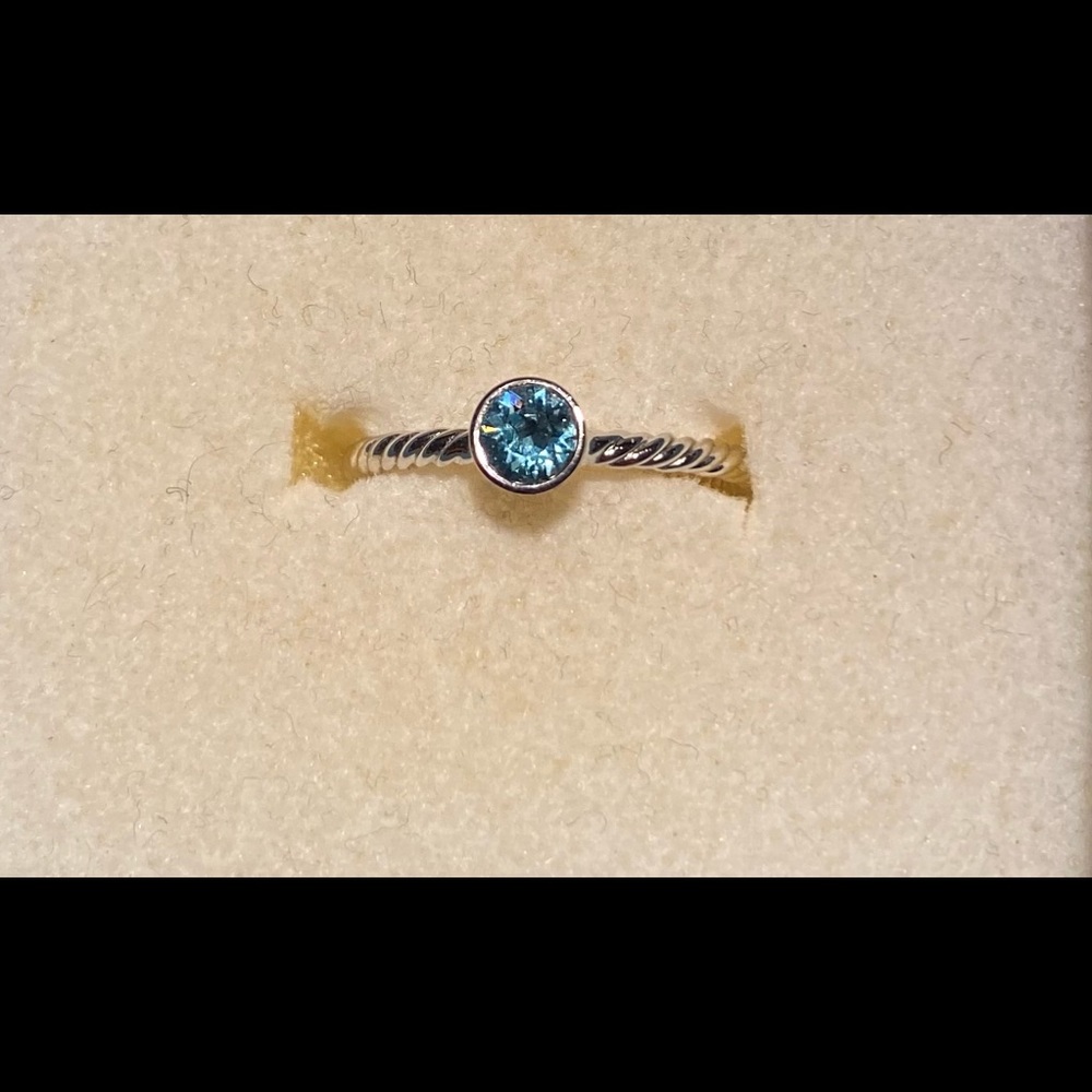 Touchstone Crystal by Swarovski Birthstone Ring